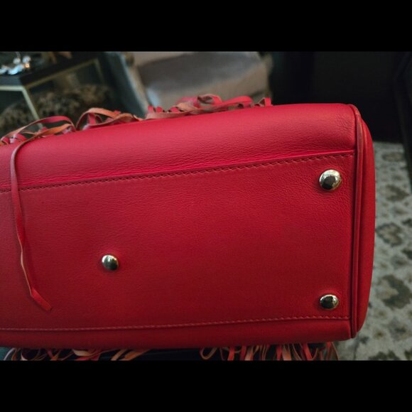 Pristine Authentic Limited Edition Versace Medussa Head Fringe Satchel Bag - Picture 10 of 16